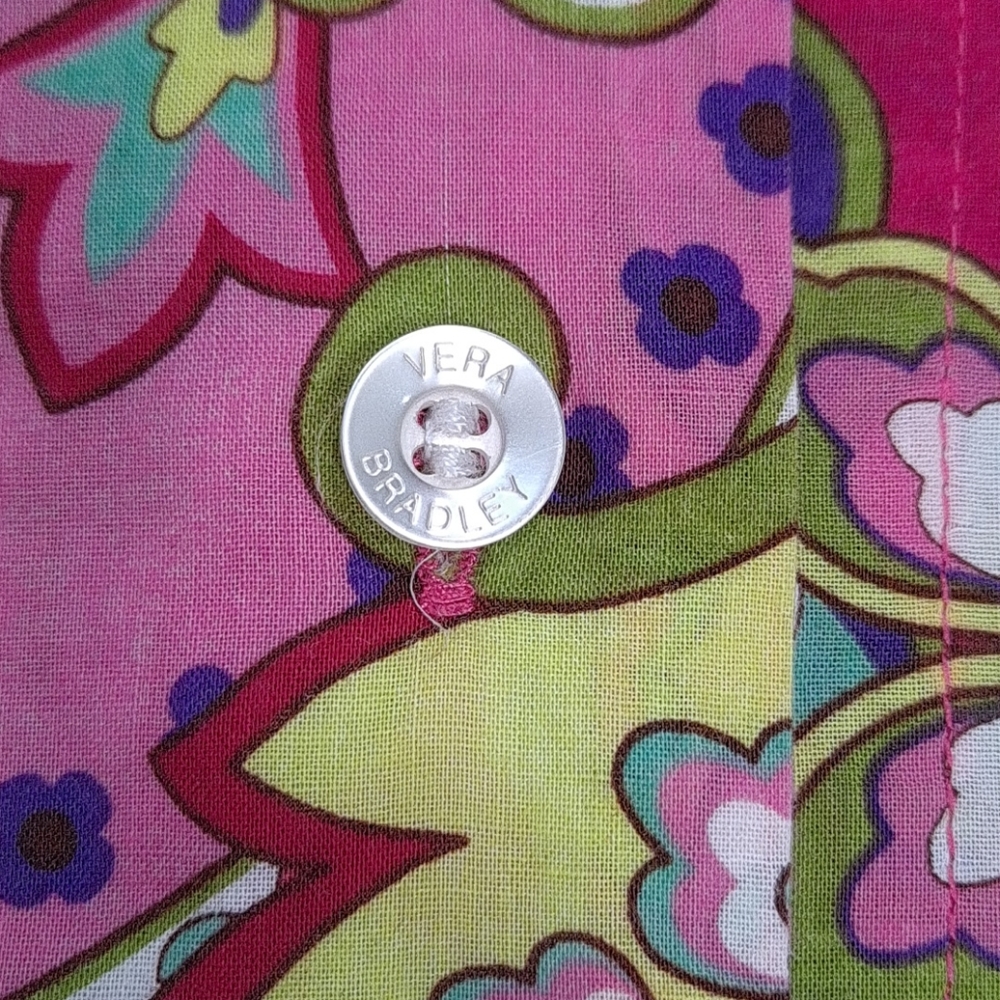 Vera Bradley Pink Swirls Pajama Top - Picture 4 of 10